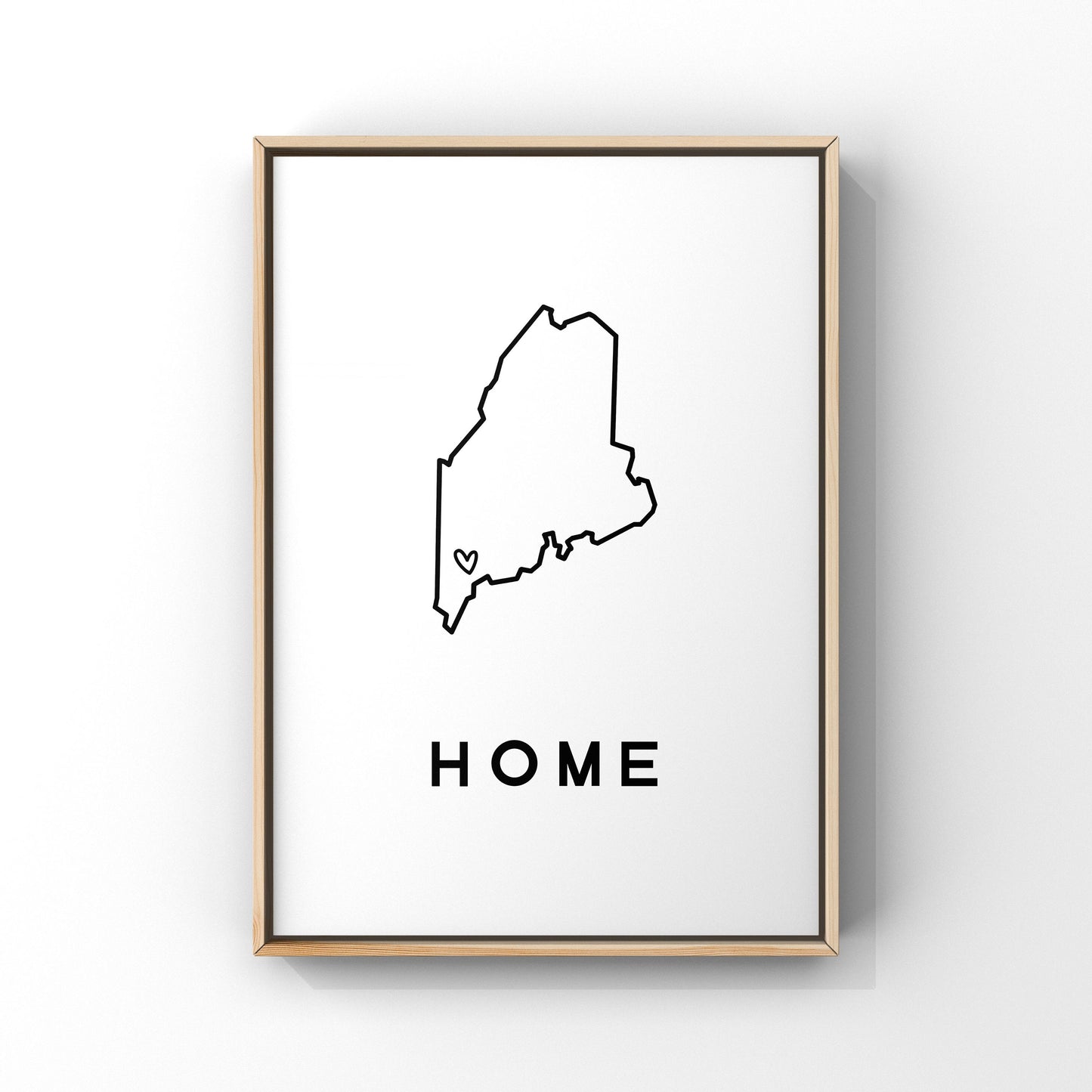 Custom Maine state art, Custom state print,Maine home art,Maine wall art,Personalized map,Maine unique gift,Housewarming gift, New home gift