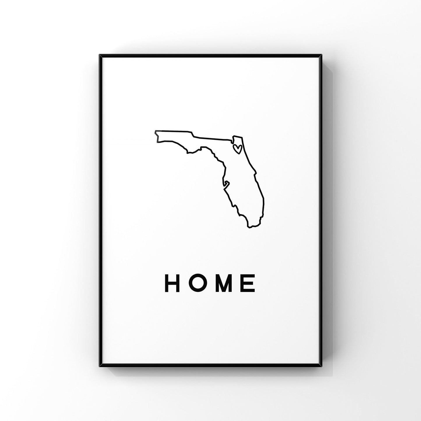Custom Florida state art, Custom state print,Florida home art,Florida wall art,Personalized map,Florida unique gift,Housewarming gift, Home