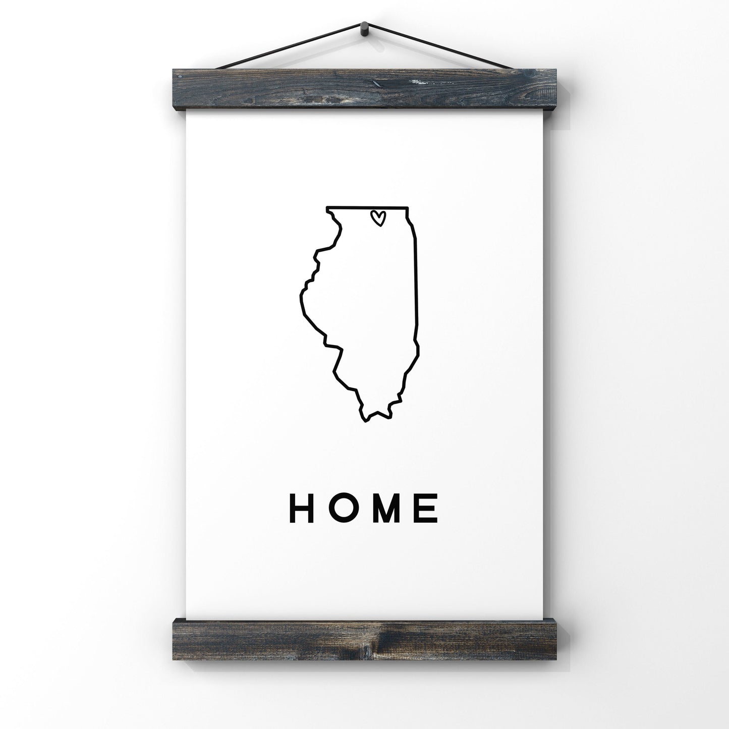 Custom Illinois state art, Custom state print,Illinois home art,Illinois wall art,Personalized map,Illinois unique gift,Housewarming gift