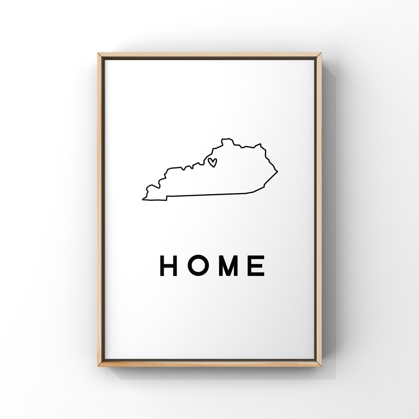 Custom Kentucky state art, Custom state print,Kentucky home art,Kentucky wall art,Personalized map,Kentucky unique gift,Housewarming gift