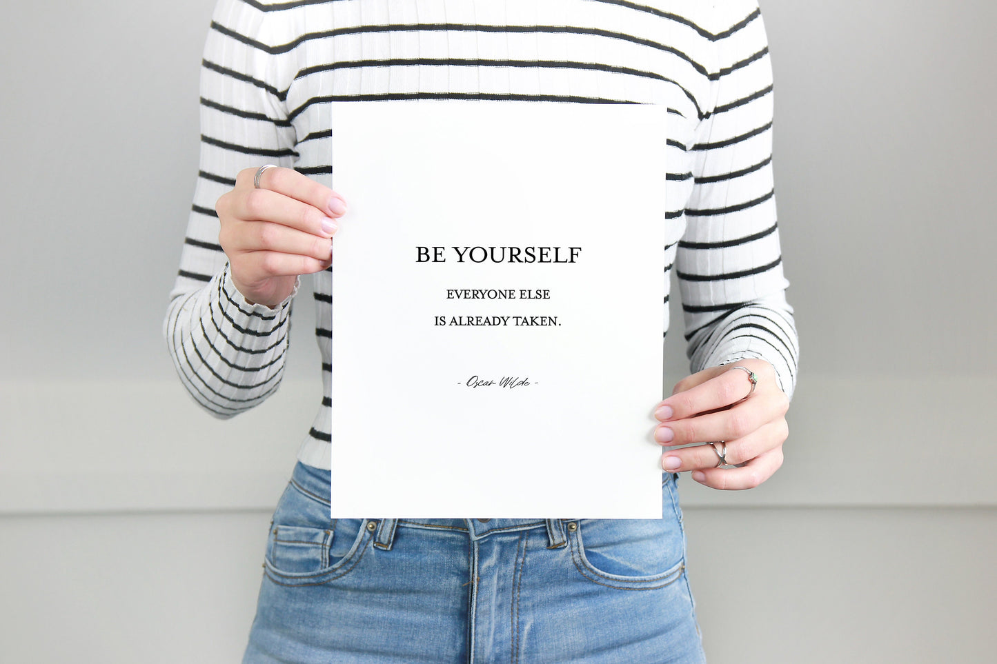 Be yourself everyone else is already taken,Oscar Wilde quote,Inspirational quote print,Classroom decor,Office decor,Motivational quote