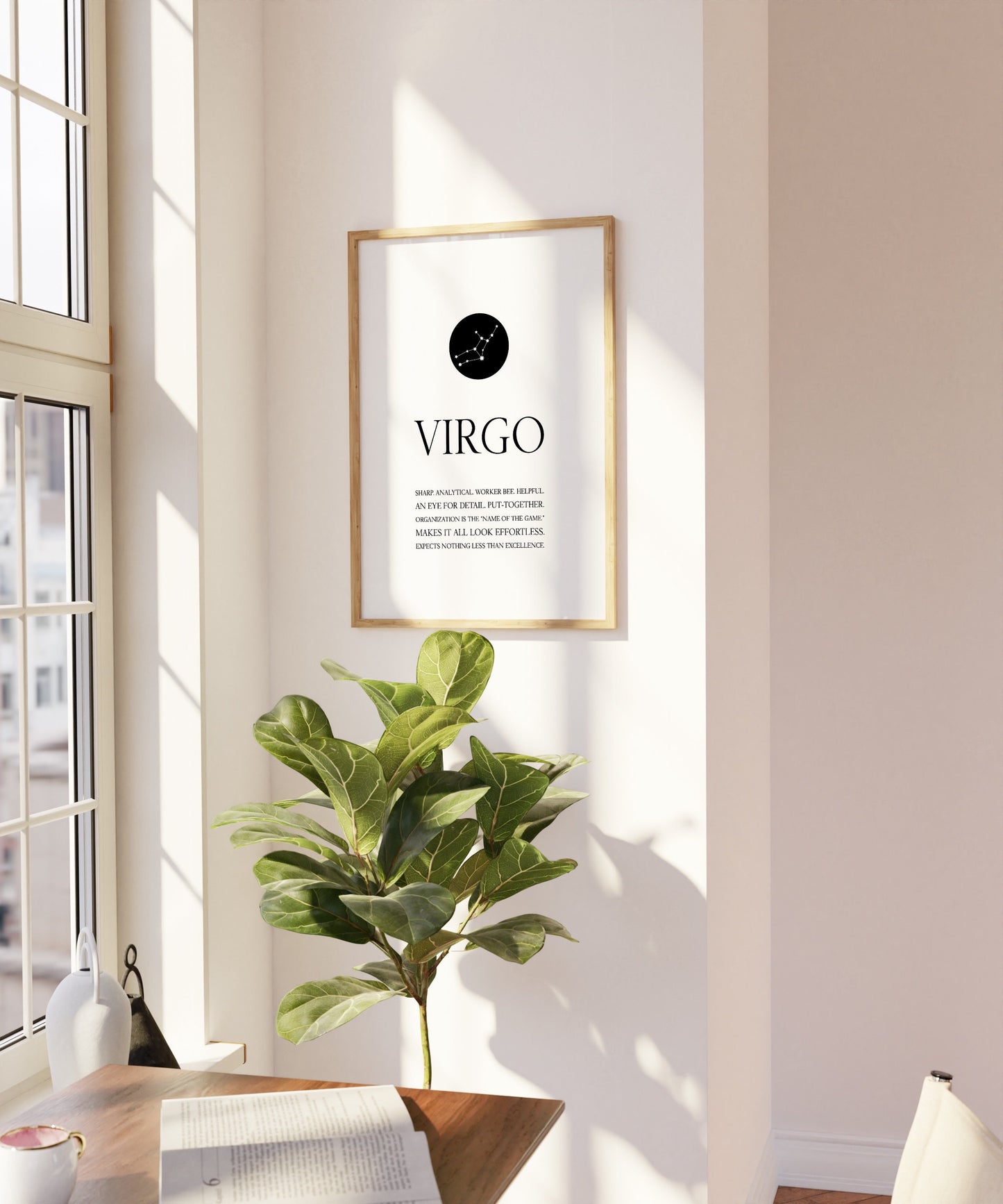 Virgo print,Virgo wall art,Zodiac Virgo print,Virgo constellation,Virgo gift,Zodiac print,Astrology print,Star sign,Zodiac birthday