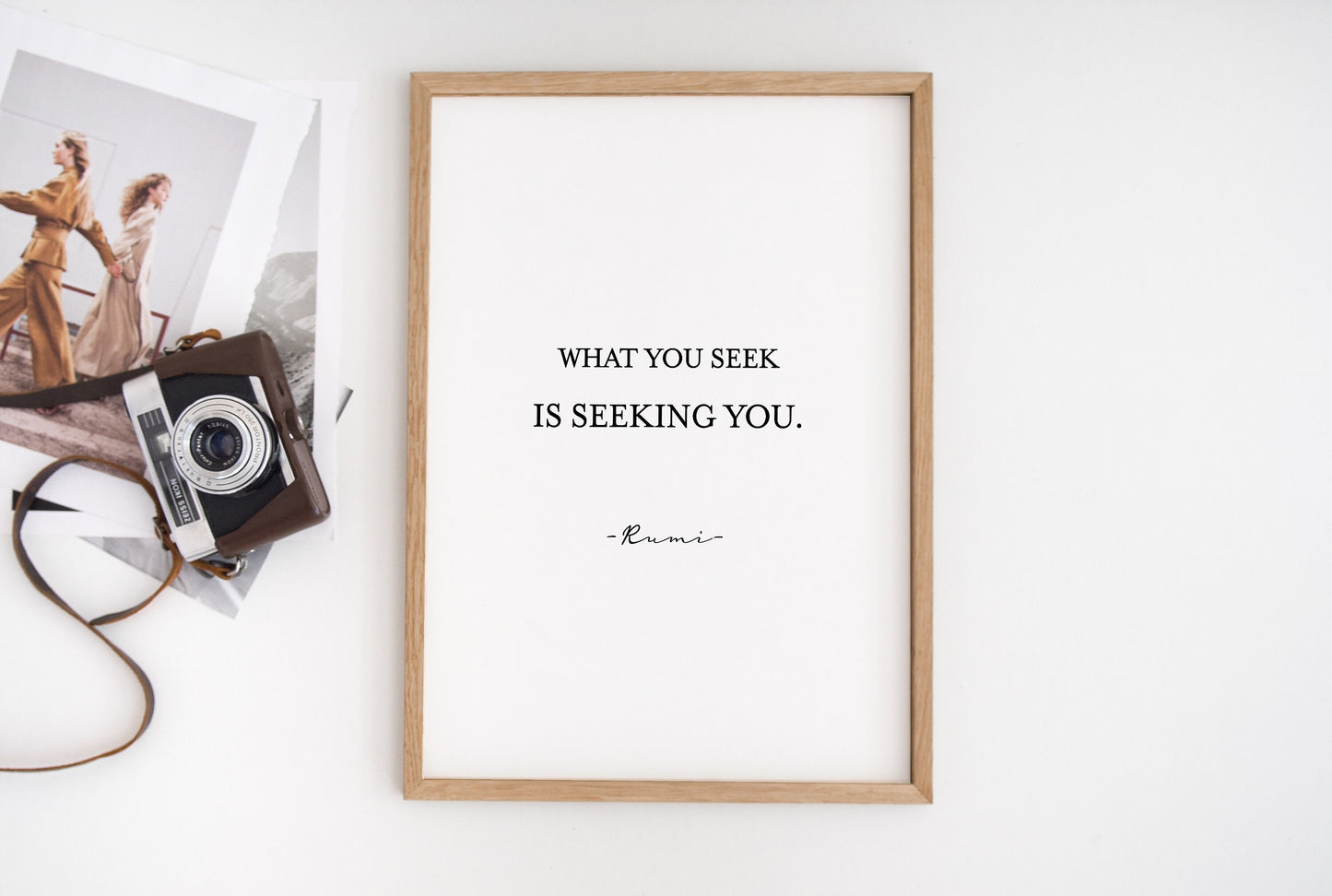 What you seek is seeking you,Rumi quote,Inspirational quote,Inspirational print,Wall decor,Positive affirmations,Motivational saying