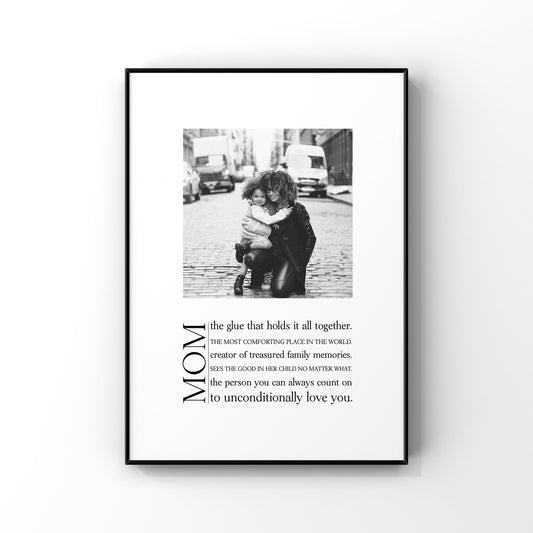 Custom Mom definition,Mom definition print,Definition print,Personalized gift for Mom,Photo gift for Mom,Mother’s Day gift,Mom birthday gift