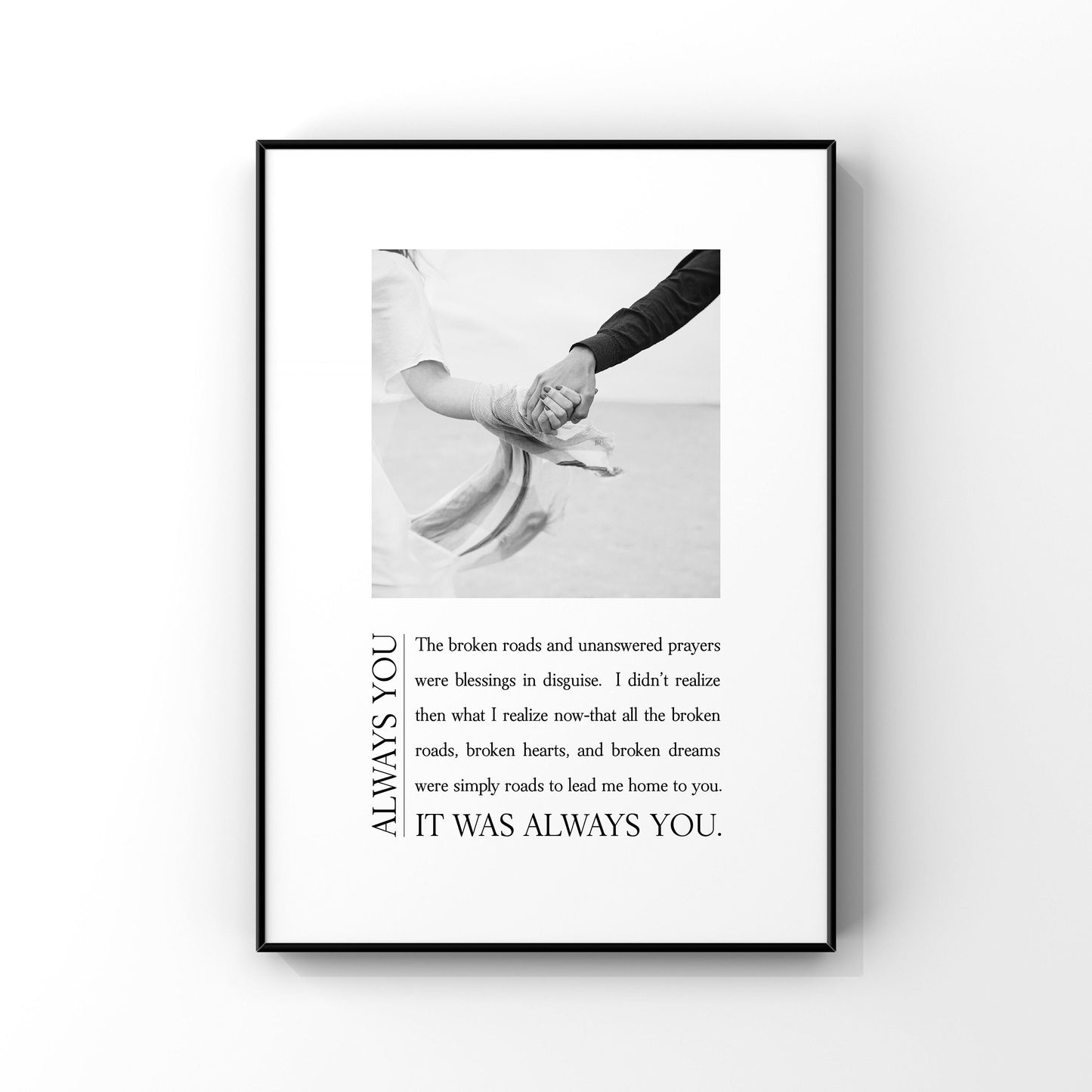 Custom always you,Personalized always you,Always you definition print,Anniversary photo gift,Gift for spouse,Customized photo gift