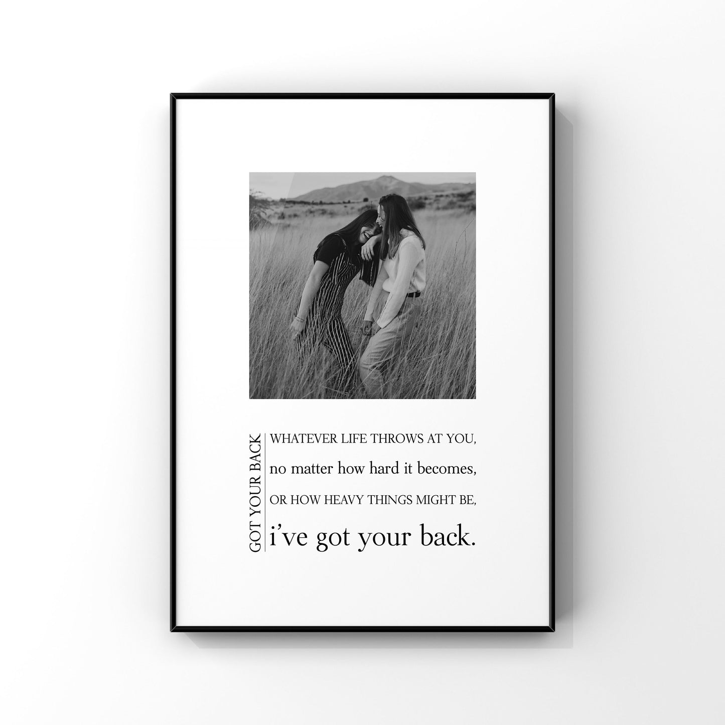 Custom got your back gift,Got your back definition,Definition print,Anniversary gift,Personalized gift for friend,Best friend gift,Custom