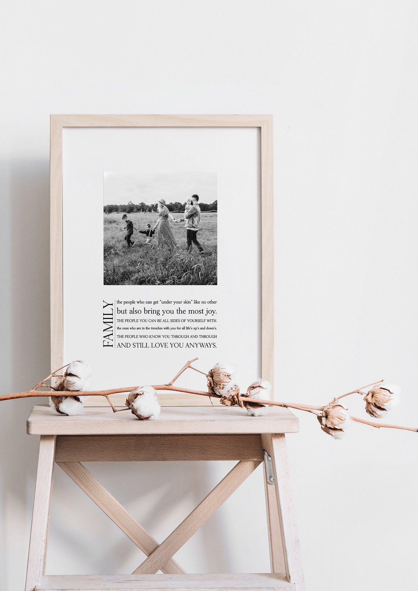Custom Family photo definition,Personalized Family definition print,Photo Definition print,Gift for family,Family gift,Family wall decor